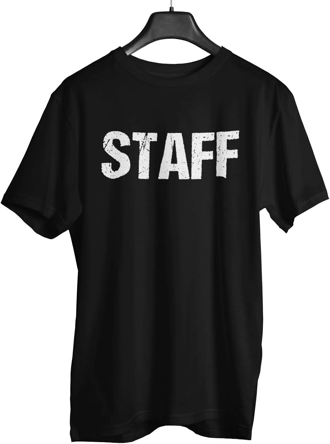 white shirt with yellow print