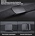 Military Tactical Nylon Belt Webbing Web Belts Strap Plastic Buckle No Metal for Man Women Adjustable Long 55inch Wide 1.5inch