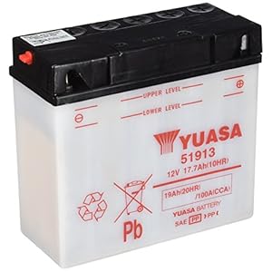 YUASA BATTERIJ 51913 open zonder zuur
