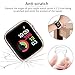 [2 Pack] Goton Bumper Case for Apple Watch 38mm, [No Screen Protector] Slim Soft TPU Shockproof Case Cover Bumper Protector Accessories for iWatch Series 3/2/1, 38mm Clear+Black