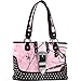 Realtree XG Camo Studded Tote Bag with Croco Trim and Buckle Accent
