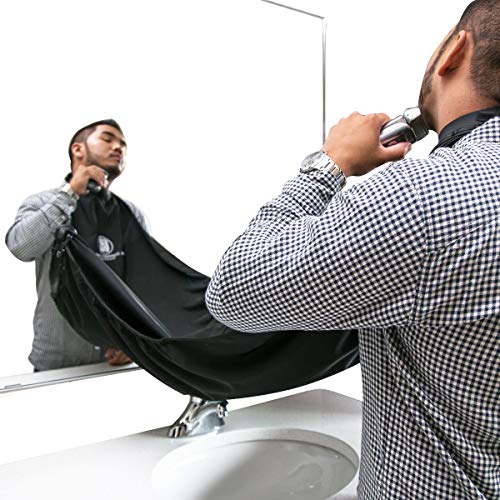 Dr Dappers Beard Cape for Shaving - Beard Catcher & Hair Clippings