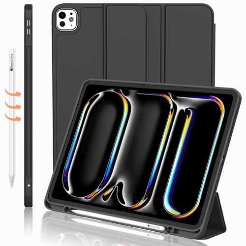 iPad Pro 13 Inch Case M5/M4 Pencil Holder