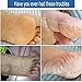 Heel Moisturizing Socks - Rendvieet Moisturizing Gel Heel Socks 2 Pairs Toeless Spa Socks for Heal, Treat Dry and Cracked Heels While You Sleeping (blue)