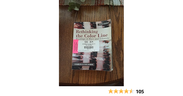 Rethinking The Color Line Rethinking The Color Line