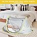 Lovingvs Baby Beach Tent with Sleeping Pad, Portable Infant Pop Up UV Sun Protection Tent with Storage Bag, Breathable Travel Mosquito Net Bed with Mesh Windows and 2 Pegs