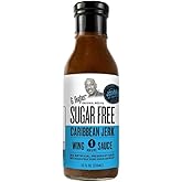 G. Hughes Smokehouse Sugar Free Wing Sauce (12 oz) - Caribbean Jerk, Mild