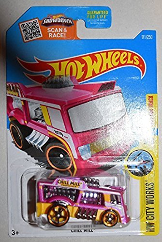 Hot Wheels 2016 HW City Works Chill Mill 171/250, Pink