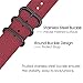 Fintie Bands Compatible with Samsung Galaxy Watch 3 45mm / Galaxy Watch 46mm / Gear S3 Classic/Frontier, Soft Woven Nylon Band 22mm Quick Release Adjustable Replacement Sport Strap, Red