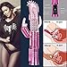 Unpara Multispeed Relaxing 8 Rotating + 36 Vibrating Waterproof Rabbit Massager Female Intelligent Ergonomically Design Wand (Hot Pink)