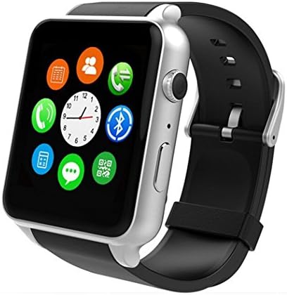 Wingtech GT88 Smart Watch,Bluetooth 4.0 Connectivity Sports Activity Tracker with Heart Rate Monitor Magnetic Charging Health Exercise Fitness Tracker for Android/Apple iOS (Silver)