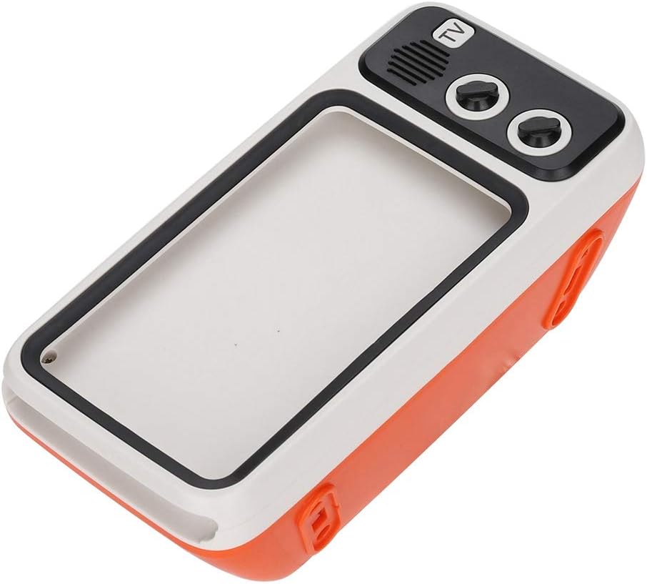 Hdサウンドミニスピーカー ミニスピーカーtv型スピーカーレトロbluetoothスピーカー 6インチ未満のスマートフォンで自宅で映画を視聴 Orange Sutinna ポータブルスピーカー Amazon