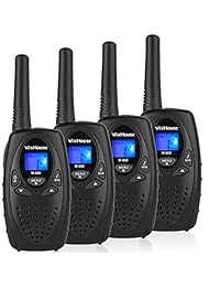 WisHouse FRS GMRS Walkie Talkies para adultos   UHF CB Radio de 2 vías Jamón de largo alcance FCC Walky Talky CTCSS DCS Walki Talki Largo Alcance   Micrófono PTT Woki Toki 22 canales para viajes Camping Camping Crucero