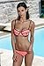 Velvet Intimates Sexy and Bright Adjustable Pushup Triangle Bikini for Women, Teens and Girls :: Premium Quality :: Neoprene Wetsuite Style Top, Bottom and Set Swimwear :: $1 From Every Purchase Is Donated to Breast Cancer Research (S, Orange)