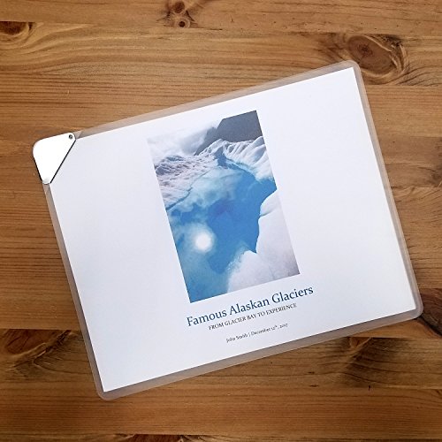 DocIt Flip n' Clip Report Cover with Swing Clip, Works with Portrait or Landscape Presentations, Holds 25 Sheets, Frosted (00721) - Thumbnail 4