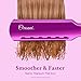 Ovonni Nano Titanium Hair Straightener Dual Voltage 1 3/4 Inch Wide Plate Flat Iron Professional Instant Heat Up Auto Shut Off Adjustable Temperature Straightener Iron for All Hair Types (1.75 inch)