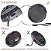 waka Camera Lens Cap, [3 Pack] 49mm Snap-On Lens Cap, Camera Lens Protection Cover with Lens Cap Keeper & Microfiber Cleaning Cloth for Nikon, Canon, Sony & Other DSLR Cameras