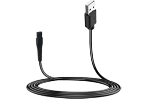 MEROM Charger for OLOV Electric Groin Hair Trimmer Ball Trimmer for Men Nose Hair Trimmer, Replacement Charging Cable Power Cord Adapter