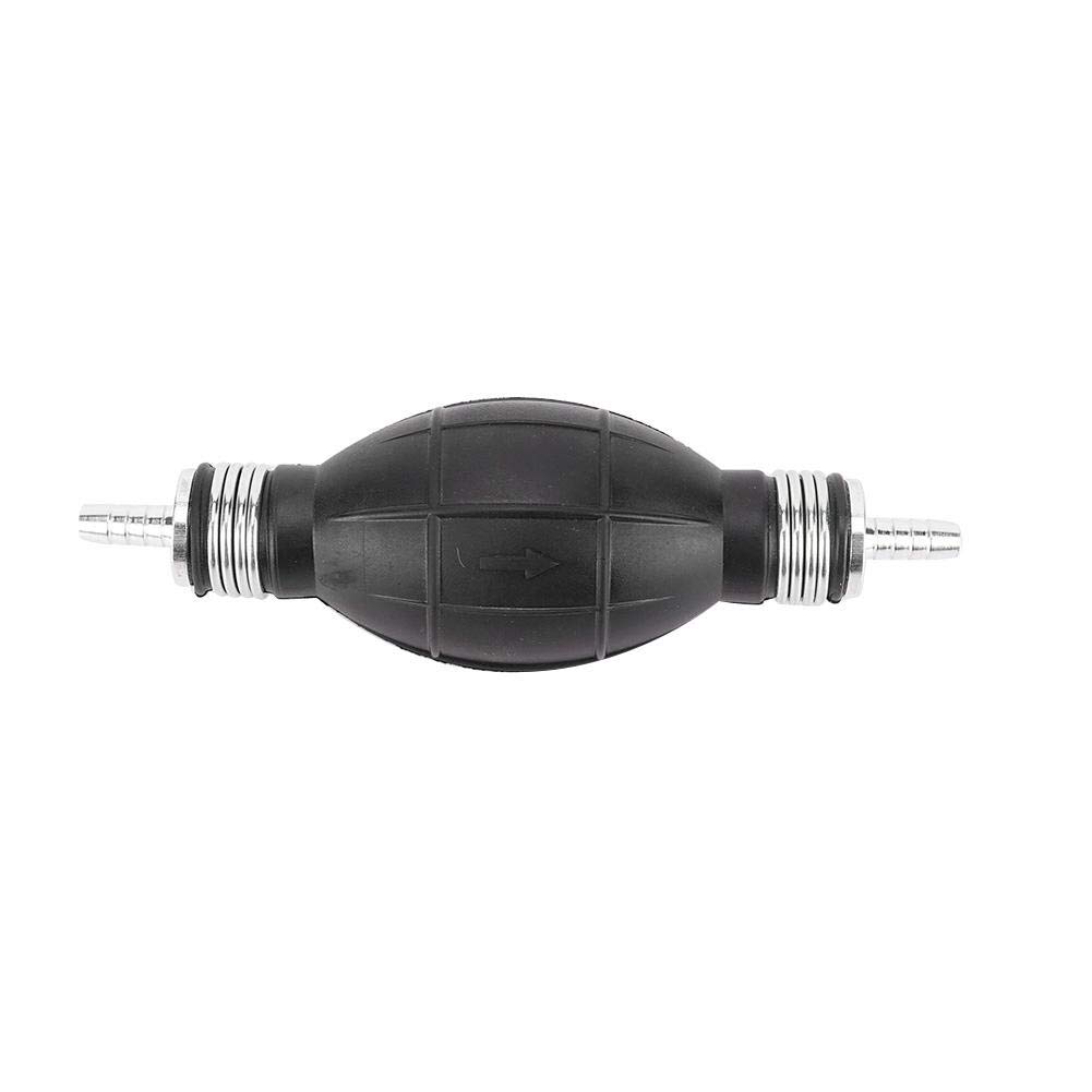 KIMISS Fuel Line Pump, ABS Fuel Line Gasoline Pump Hand Primer Bulb One-way Supply Valve For Car Boat Marine Outboard(6mm)