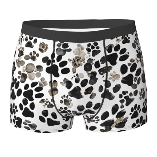 SYHEART Dog Print Print Men'S Boxer Briefs With Elastic Comfort Fit Design For All-Day Wear