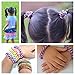 Spiral Hair Ties, Coil Hair Ties, Phone Cord Hair Ties, Hair Coils - 10 pieces,Metallic Hair Ties, Multi Color Hair Ties, Hair ties for girls and women