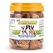 PCI Pet Center Inc. Chicken Nibbles Raw Dehydrated Chicken Breast Dog Treats, 1 Pound Container,16 oz,CHK-101