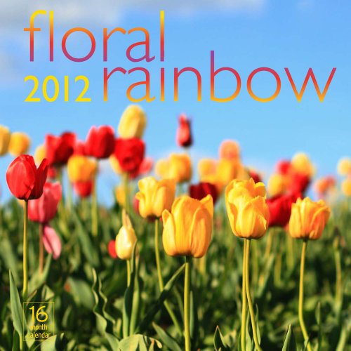 2012 Floral Rainbow Wall calendar