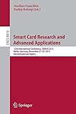 Smart Card Research and Advanced Applications: 12th