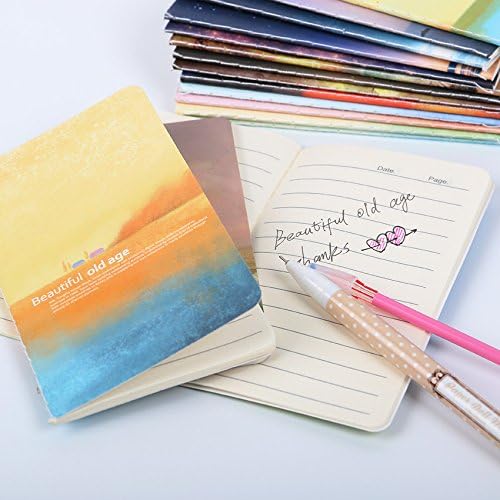 2pcs Mini Cute Kawaii Journal Diary Notebook With Lined Paper Vintage Retro Notepad Book For Kids Korean Stationery