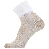 Copper Running Sport Socks - Perfect for Cycling, Jogging, Tennis, Walking (Copper White, Medium)