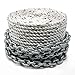 Five Oceans Windlass Anchor Rode Nylon Three Strand 1/2inch x 150ft with Galvanized 1/4inch x 15ft HT G4 Chain, Prespliced FO-4286