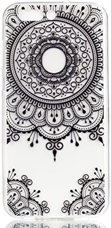 Asus ZenFone 4 ZC520KL ZS551KL ZE554KL Case,AIIYG DS , Mandala Pattern Soft TPU Case for Asus ZenFone 4 ZC520KL ZS551KL ZE554KL (Black Mandala, ZE554KL)