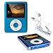 Lecmal Economic Multifunctional MP3 Player / MP4 Player Music Player Portable MP3/MP4 Player with 32G Micro SD Card Mini USB Port - Voice Recorder Media Player Flash Disk , Best Gift for Kids (Blue)