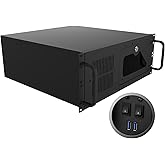 4U Server Chassis:7x3.5 HDD Bays, ATX/M-ATX/Mini-ITX, USB3.0 x 2,Front Panel Lock and Key,4U rackmount Server Chassis