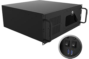 4U Server Chassis:7x3.5 HDD Bays, ATX/M-ATX/Mini-ITX, USB3.0 x 2,Front Panel Lock and Key,4U rackmount Server Chassis