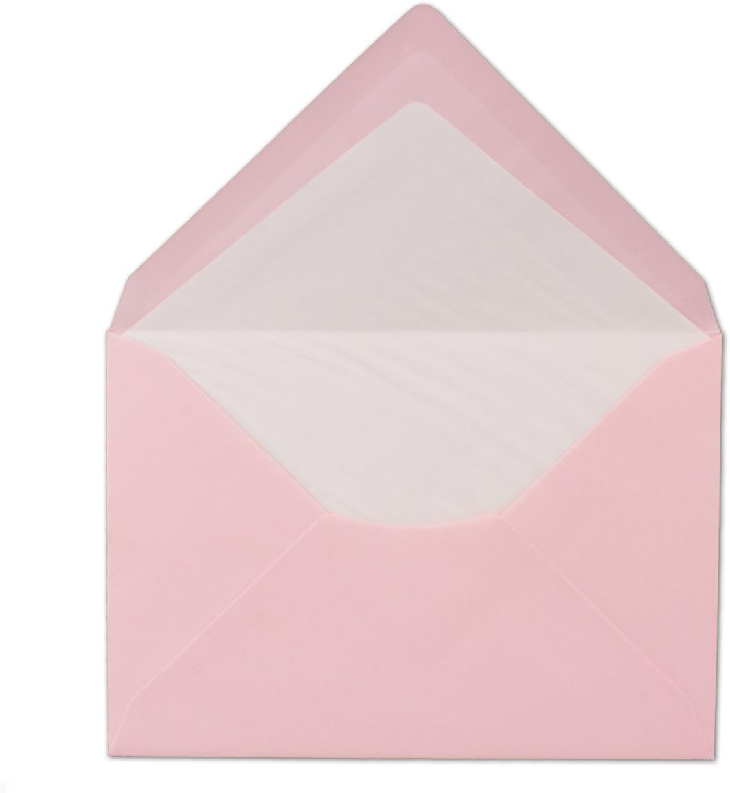Letter envelopes multicoloured, DIN C6, lined with white tissue paper, 80 g/m², 114 x 162 mm, wet gluing - Image 4