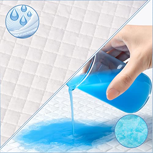 Homkare Disposable Bed Pads for Incontinence, Super Absorbent
