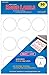 Pack of 90 Permanent Print-to-The-Edge Round Labels, Laser/Inkjet, 2.5-Inch, Glossy White