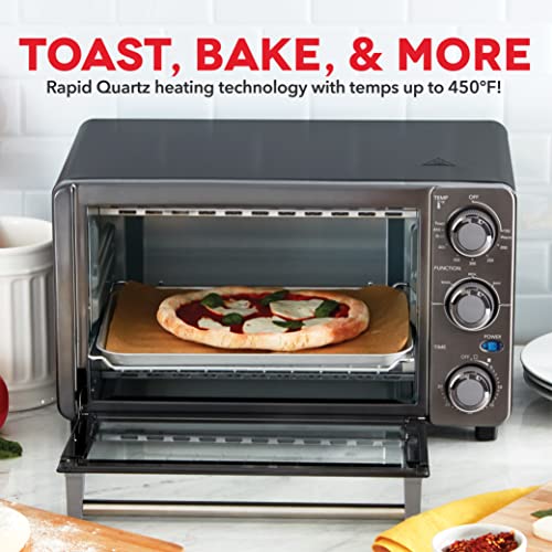 Dash Express Countertop Toaster Oven with Quartz Technology, Bake