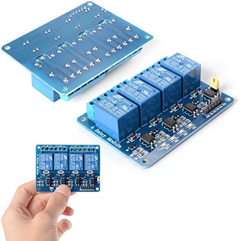 4 Channel and 5V Relay Control Panel Module with optocoupler for arduino