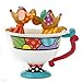 Enesco Disney by Britto Jaq & Gus in Tea Cup Figurine, 5-Inch