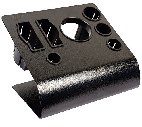 LCL Beauty Extra Large Tabletop Black Steel Appliance Instrument Blow Dryer Curling Iron Holder