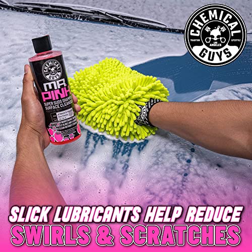 Chemical Guys Mr. Pink Foaming Car Wash Soap (Works with Foam Cannons, Foam Guns or Bucket Washes) Safe for Cars, Trucks, Motorcycles, RVs & More, 3.79 L, Candy Scent