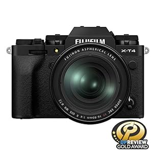 Fujifilm X-T4 Mirrorless Digital Camera XF16-80mm Lens Kit – Black