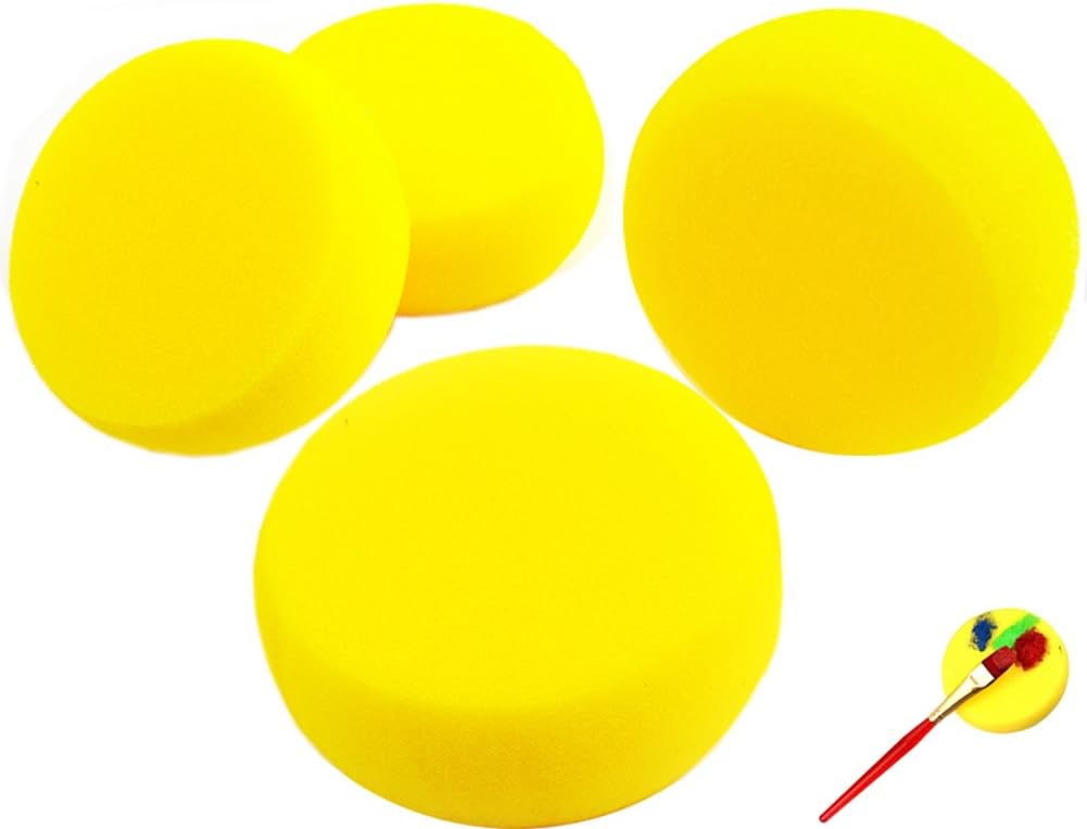 Watercolor Artist Sponges Round Face Painting Sponges Pack of 10 from