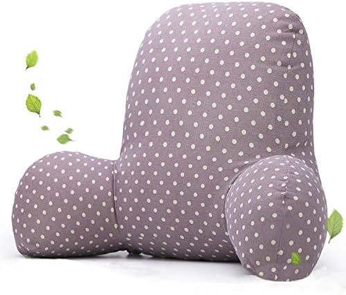 Cotton-flax Reading Pillow - Best Bed Pillow with Arm Reading Bed - Perfect for Teens,and Kids -by wwang(Standard, Camel wave point)