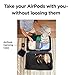 AirPods Case - Premium Zipper Hard Case [Holds AirPods, Lighting Cable, Power Adapter]