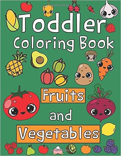 105+ Coloring Books Fruits Vegetables Best HD