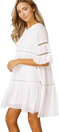 babydoll ruffle dress