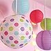 Bobee Paper Lanterns for Birthday Party Baby Bridal Shower Decorations, Nursery Bedroom Girls Room Decor, 5-pack